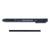 Mechanical Wax-Based Marking Pencil Refills, 4.4 Mm, Black, 10/Box