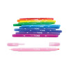 Twintone Dual-Tip Markers, Extra-Fine/Broad Tips, Assorted Colors, Dozen