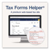 4-Part 1099-Nec Tax Forms With Tax Forms Helper, Fiscal Year: 2024, 8.5 x 3.5, 3 Forms/Sheet, 50 Forms Total