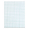 Cross Section Pads, Quadrille Rule (10 Sq/In, 1 Sq/In), (50) White 8.5 x 11 Sheets