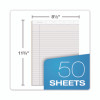 Prism + Colored Writing Pads, Wide/Legal Rule, 50 Assorted Pastel-Color 8.5 X 11.75 Sheets, 6/Pack