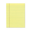 "The Legal Pad" Glue Top Pads, Wide/Legal Rule, (50) Canary Yellow 8.5 x 11 Sheets, 12/Pack