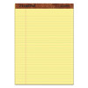 "The Legal Pad" Ruled Perforated Pads, Wide/Legal Rule, 50 Canary-Yellow 8.5 X 11.75 Sheets, Dozen