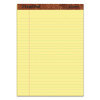 "The Legal Pad" Ruled Perforated Pads, Wide/Legal Rule, (50) Canary 8.5 x 11 Sheets, Dozen