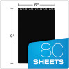 Focusnotes Steno Pad, Blue Cover, Pitman Rule, (80) White 6 x 9 Sheets