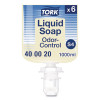 Odor-Control Hand Soap Liquid S4 Refill, Perfume-Free, 1 L, 6/Carton