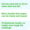 Light Duty Cleaning Cloth Pop Up Box, 1-Ply, 8.3 x 16.1, White, 120 Cloths/Pack, 10 Packs/Carton
