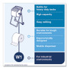 Heavy-Duty Cleaning Cloth, 1-Ply, 12.6" X 912.2 Ft, White