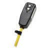 Power It! Safety Power Strip With Gfci Plug, 6 Outlets, 9 Ft Cord, Yellow/Black