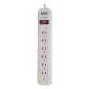 Protect It! Surge Suppressor, 6 Ac Outlets, 15 Ft Cord, 790 J, Light Gray