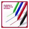Permanent Marker, Pen-Style, Fine Bullet Tip, Assorted Colors, 5/Pack