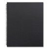 Wirebound Soft-Cover Project-Planning Notebook, Project-Management Format, Black Cover, (80) 11 x 8.5 Sheets