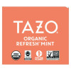 Tea Bags, Organic Refresh Mint, 16/Box, 6 Boxes/Carton