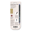 Kurutoga Mechanical Pencil With Tube Of Lead/Erasers, 0.5 Mm, Hb (#2), Black Lead, Black Barrel
