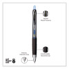 207 Ultra Micro Gel Pen, Retractable, Ultra-Micro 0.38 Mm, Blue Ink, Clear/Black Barrel