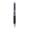 207 Ultra Micro Gel Pen, Retractable, Ultra-Micro 0.38 Mm, Blue Ink, Clear/Black Barrel