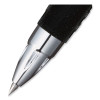 207 Ultra Micro Gel Pen, Retractable, Ultra-Micro 0.38 Mm, Blue Ink, Clear/Black Barrel