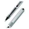 Vision Rollerball Pen, Stick, Fine 0.7 Mm, Black Ink, Silver/Black/Clear Barrel, 36/Pack
