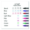Vision Rollerball Pen, Stick, Fine 0.7 Mm, Black Ink, Silver/Black/Clear Barrel, 36/Pack