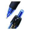 Power Tank Rt Ballpoint Pen, Retractable, Bold 1 Mm, Blue Ink, Translucent Blue/Black Barrel, Dozen