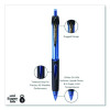 Power Tank Rt Ballpoint Pen, Retractable, Bold 1 Mm, Blue Ink, Translucent Blue/Black Barrel, Dozen