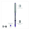 Vision Rollerball Pen, Stick, Fine 0.7 Mm, Violet Ink, Silver/Violet/Clear Barrel, Dozen