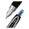 Signo 207 Gel Pen, Retractable, Fine 0.5 Mm, Blue Ink, Smoke/Black/Blue Barrel, Dozen