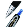 Signo 207 Gel Pen, Retractable, Fine 0.5 Mm, Blue Ink, Smoke/Black/Blue Barrel, Dozen