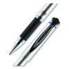 207 Impact Gel Pen, Stick, Bold 1 Mm, Blue Ink, Silver/Black/Blue Barrel