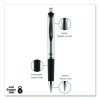 207 Impact Rt Gel Pen, Retractable, Bold 1 Mm, Black Ink, Black Barrel