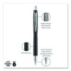 Jetstream Hybrid Gel Pen, Retractable, Bold 1 Mm, Black Ink, Black/Silver Barrel