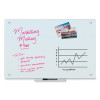 Glass Dry Erase Board, 36" x 24" (Actual Size: 35" x 23"), White Surface
