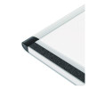 Pinit Magnetic Dry Erase Board, 24" x 18" (Actual Size: 23" x 17"), White Surface, Satin Aluminum Frame