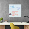 Magnetic Glass Dry Erase Board Value Pack, 36" x 36" (Actual Size: 35" x 35"), Frosted White Surface