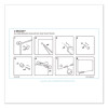Magnetic Glass Dry Erase Board Value Pack, 36" x 36" (Actual Size: 35" x 35"), Frosted White Surface
