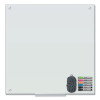 Magnetic Glass Dry Erase Board Value Pack, 36" x 36" (Actual Size: 35" x 35"), Frosted White Surface