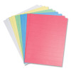Data Card Replacement Sheet, 8.5 x 11 Sheets, Perforated At 1", Assorted, 10/Pack
