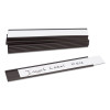 Magnetic Card Holders, 6 X 1, Black, 10/Pack