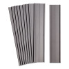 Magnetic Card Holders, 6 X 1, Black, 10/Pack