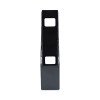 Recycled Plastic Magazine File, 3 x 10 x 11.88, Black