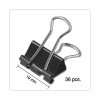 Binder Clips Value Pack, Small, Black/Silver, 36/Box