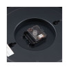Round Wall Clock, 13.5" Overall Diameter, Black Case, 1 Aa (Sold Separately)