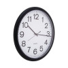 Round Wall Clock, 13.5" Overall Diameter, Black Case, 1 Aa (Sold Separately)