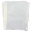 Standard Sheet Protectors, Light-Duty, Side: 3-Hole Punched, Top Load 8.5 x 11 Insert, Clear Front, 200/Box