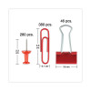 Combo Clip Pack With 3-Tier Organizer Tub, (380) Small Paper Clips, (280) Push Pins, (46) Small Binder Clips, Assorted Colors