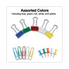 Combo Clip Pack With 3-Tier Organizer Tub, (380) Small Paper Clips, (280) Push Pins, (46) Small Binder Clips, Assorted Colors