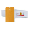 Kraft Clasp Envelope, #98, Square Flap, Clasp/Gummed Closure, 10 X 15, Brown Kraft, 100/Box
