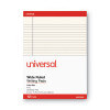 Colored Perforated Ruled Writing Pads, Letter Size Pad (8.5 x 11.75), Wide/Legal Rule, 50 Ivory 8.5 x 11 Sheets, Dozen