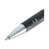Comfort Grip Gel Pen, Retractable, Medium 0.7 Mm, Black Ink, Gray/Black/Silver Barrel, Dozen