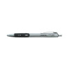 Comfort Grip Gel Pen, Retractable, Medium 0.7 Mm, Black Ink, Gray/Black/Silver Barrel, Dozen